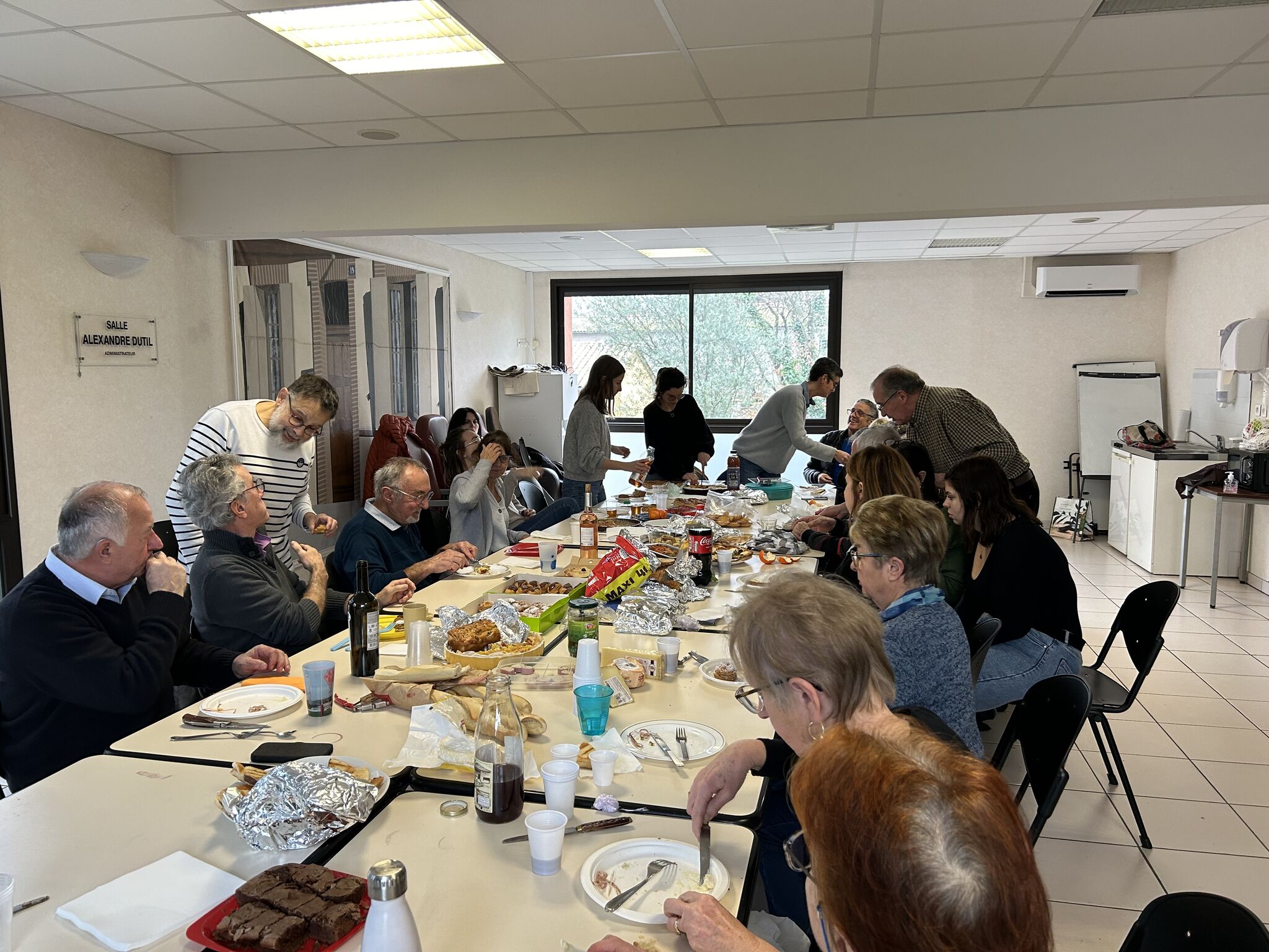 Des repas partagés entre salariés et administrateurs