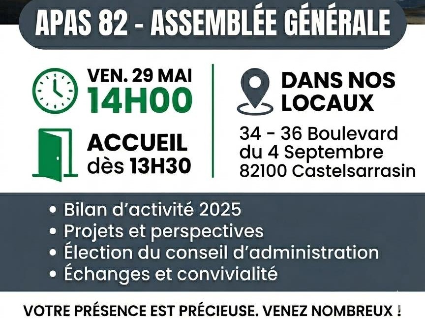 ASSEMBLÉE GÉNÉRALE 2026 : Innover pour accompagner 