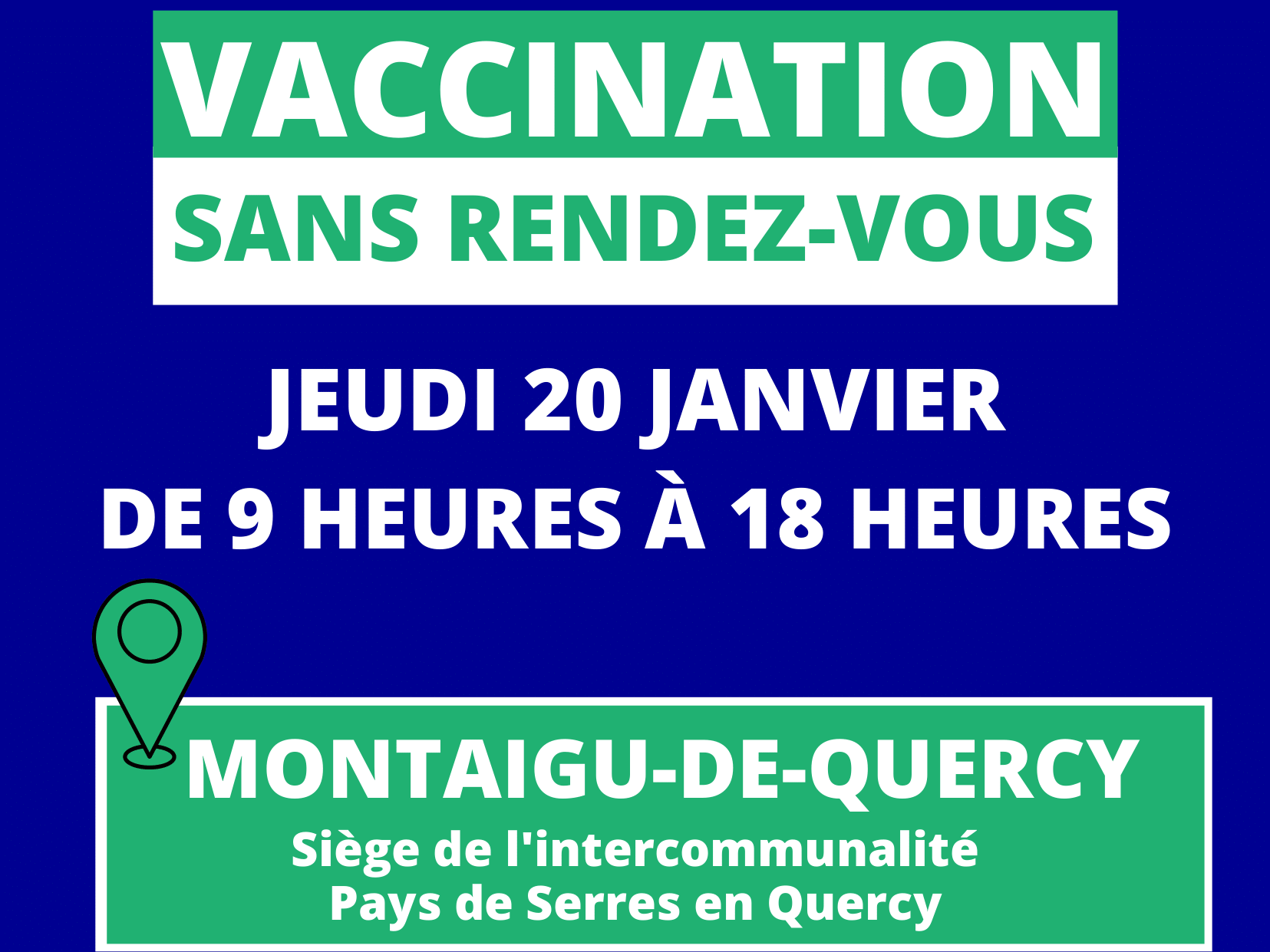 Opération de vaccination Montaigu-de-Quercy