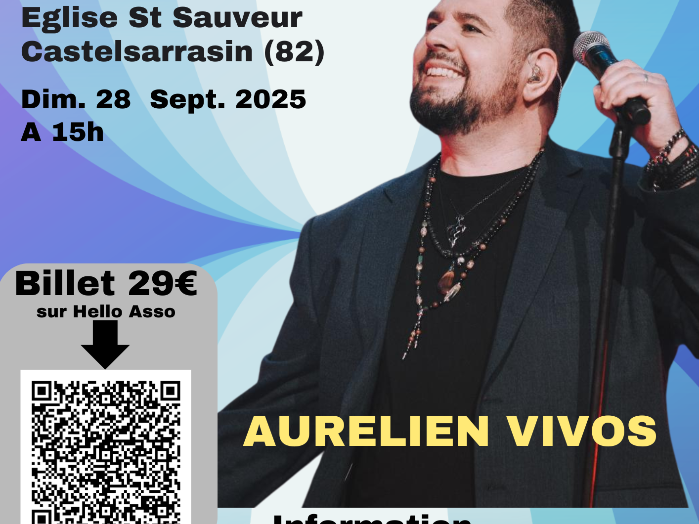 50 ans de l'APAS 82 : Célébrons ensemble en musique avec Aurélien VIVOS ! 