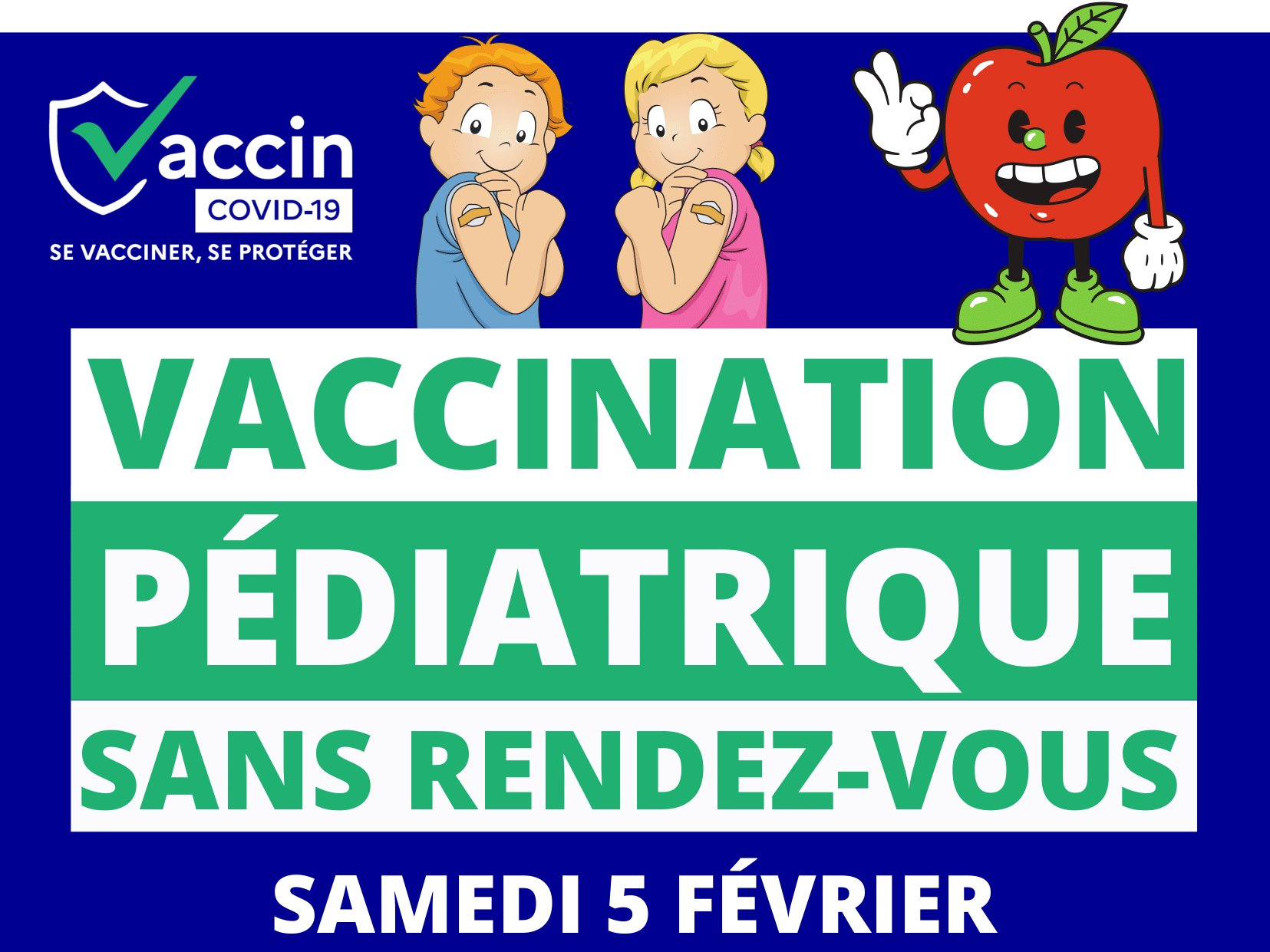 Opération de vaccination pédiatrique Leclerc Aussonne