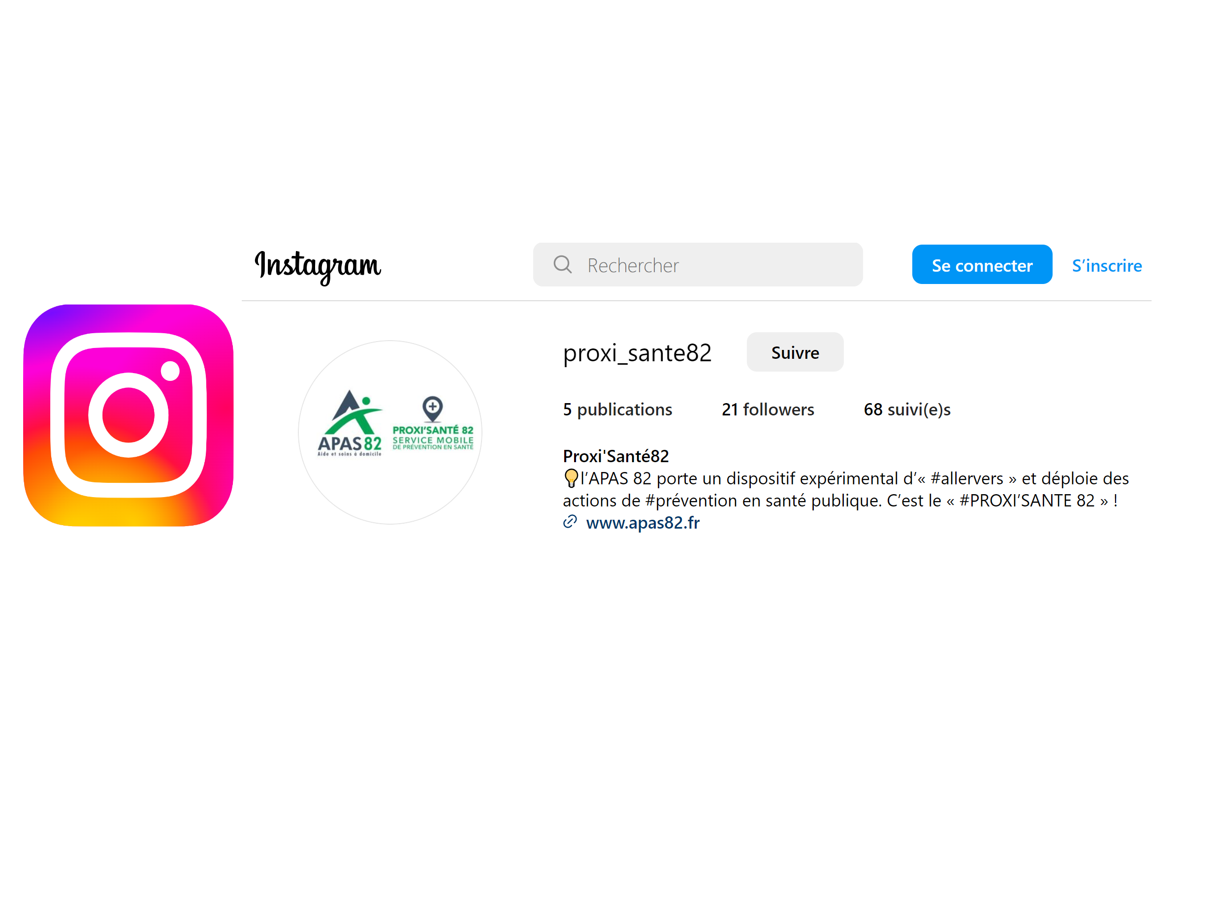 TOUTES LES ACTUALITÉS DU PROXI’SANTE 82 SONT SUR INSTAGRAM